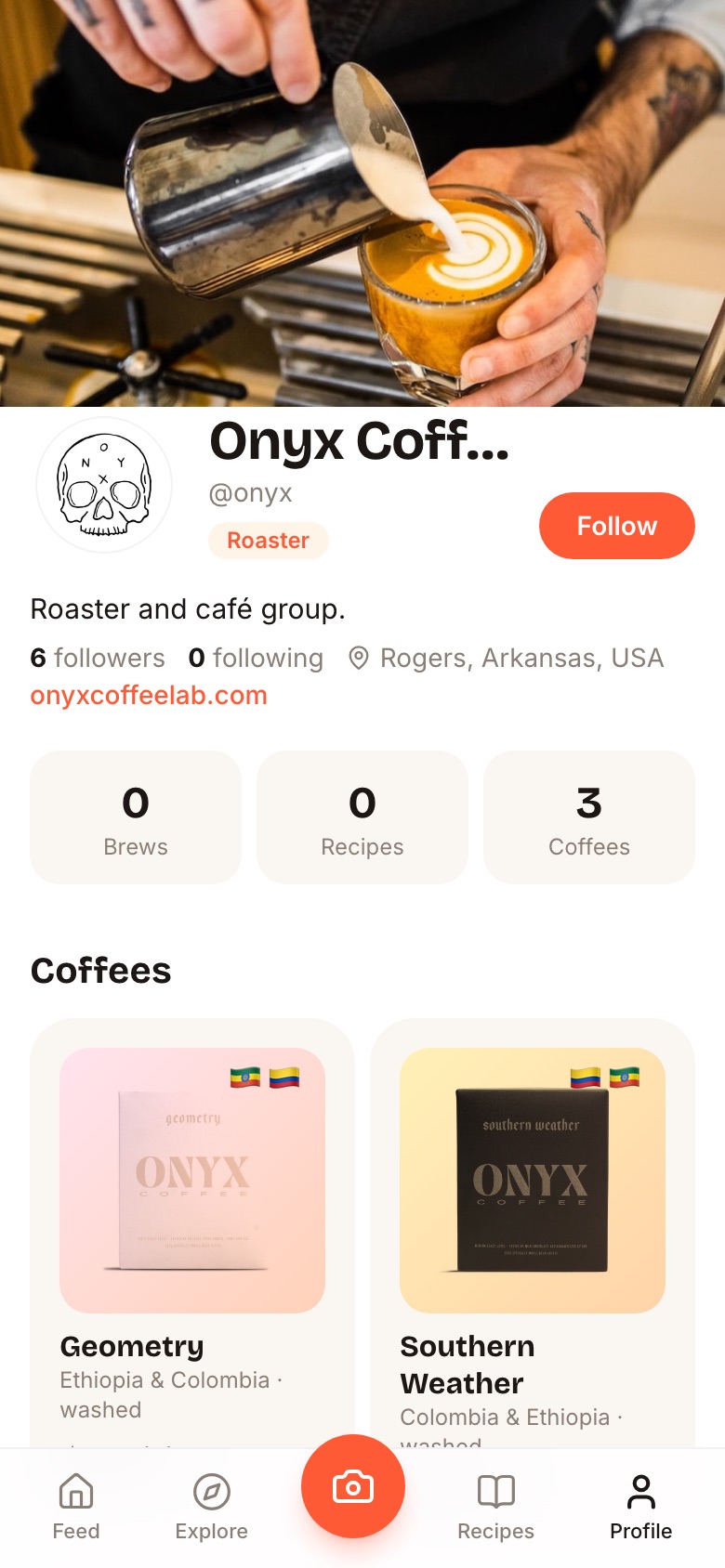 Roaster profile
